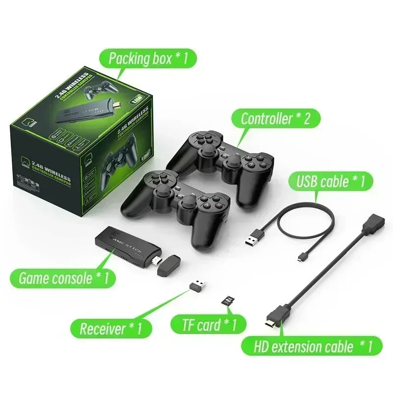 Game Stick 2.4g | Consola Retro | Portátil | 10.000 Juegos