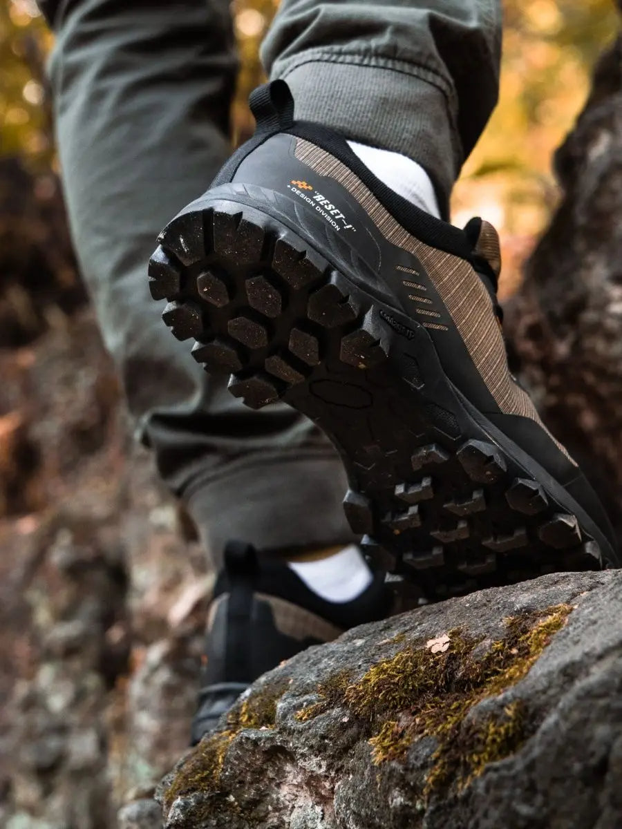 🟡 Nuevos zapatos antideslizantes resistentes al desgaste para senderismo para hombre, zapatos de viaje impermeables a la moda para exteriores, zapatillas cómodas para hombre