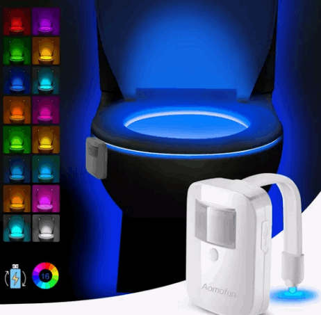 Luz Nocturna Recargable Para Inodoro