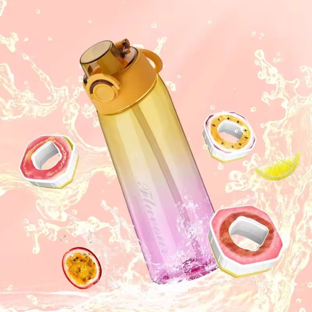 Termo De Agua Con Sabor + 3 Sabores Flavour Bottle