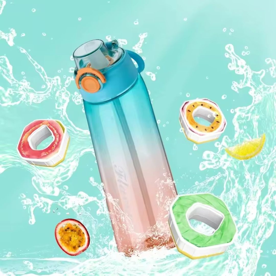 Termo De Agua Con Sabor + 3 Sabores Flavour Bottle