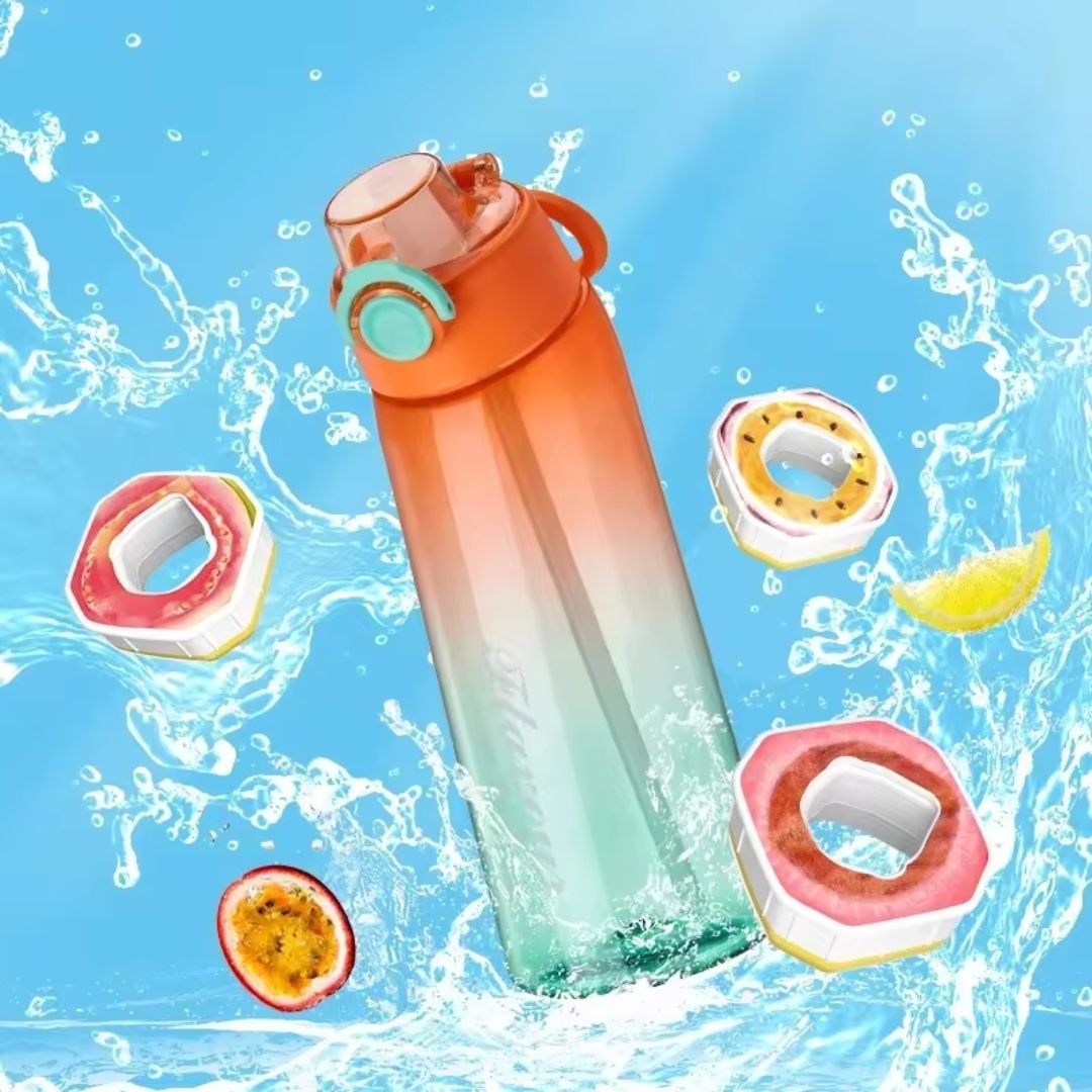 Termo De Agua Con Sabor + 3 Sabores Flavour Bottle