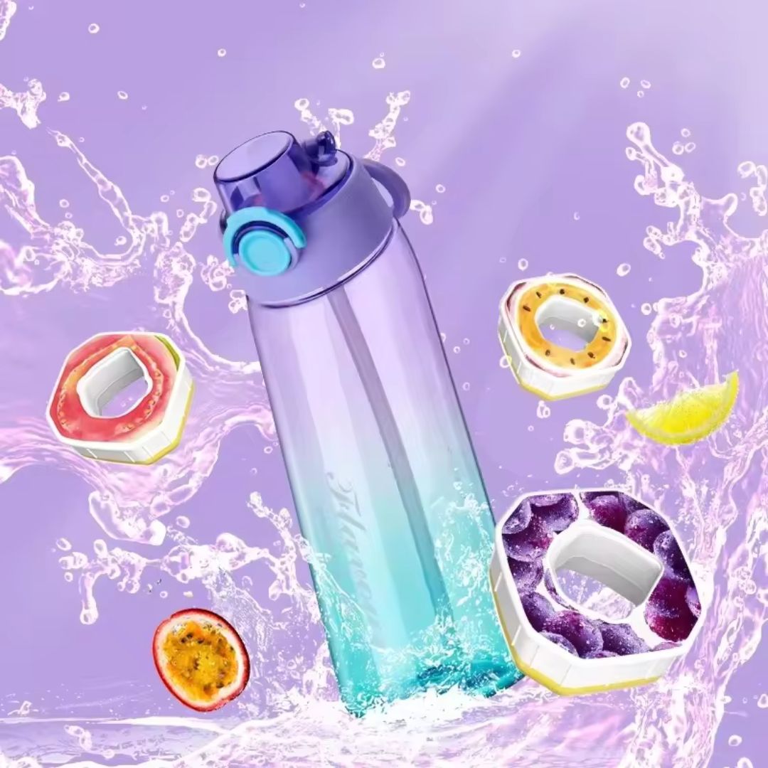 Termo De Agua Con Sabor + 3 Sabores Flavour Bottle