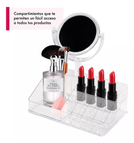 Combo Organizador Maquillaje y Lavadora Brochas