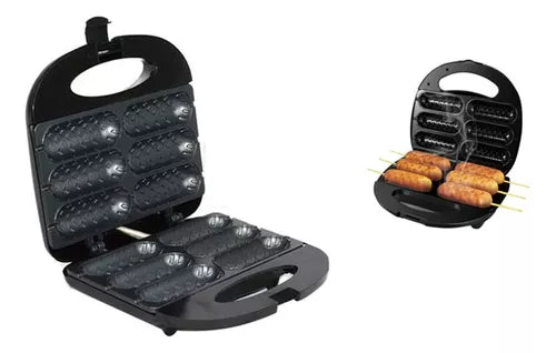 Mini Asador Eléctrico Salchichas X6