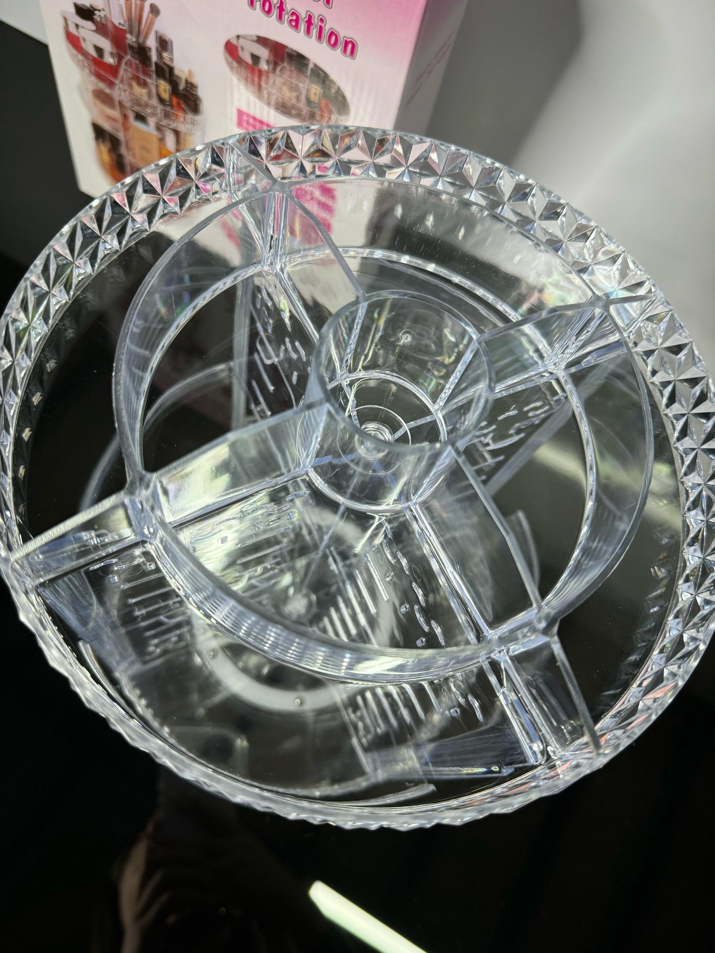 Organizador de maquillaje giratorio 360°