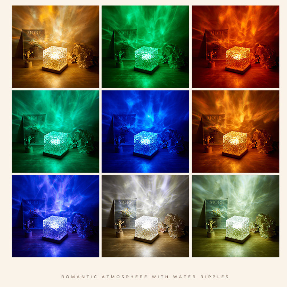 Lámpara Cubo Aurora Boreal Polar