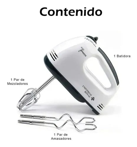 Batidora De Mano Universal Royal 7 Velocidades