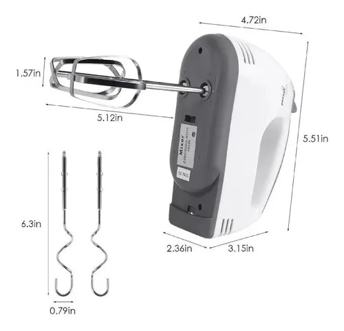 Batidora De Mano Universal Royal 7 Velocidades