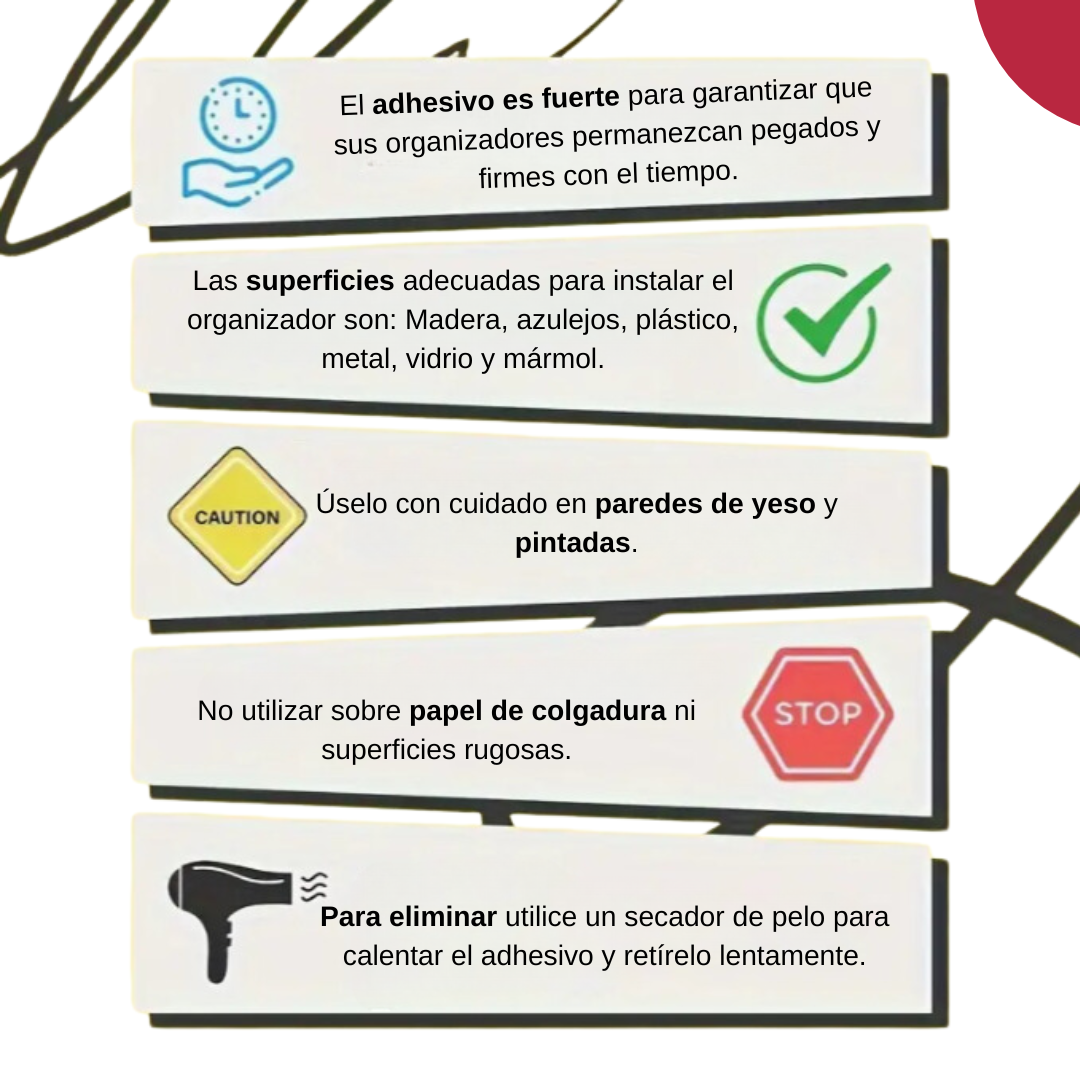 Gancho De Gorras y Accesorios x 5 unidades