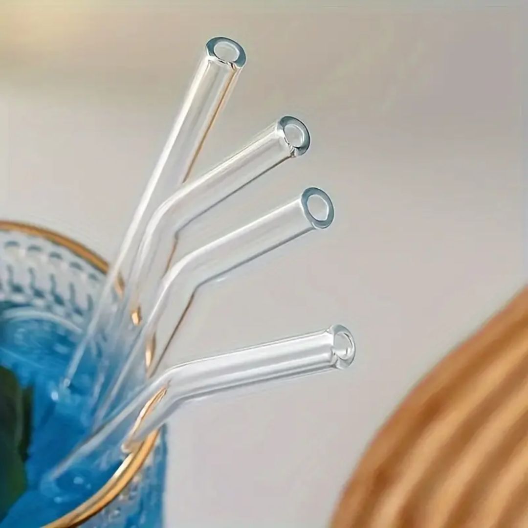 Pitillo Reutilizable Vidrio x 6 unidades