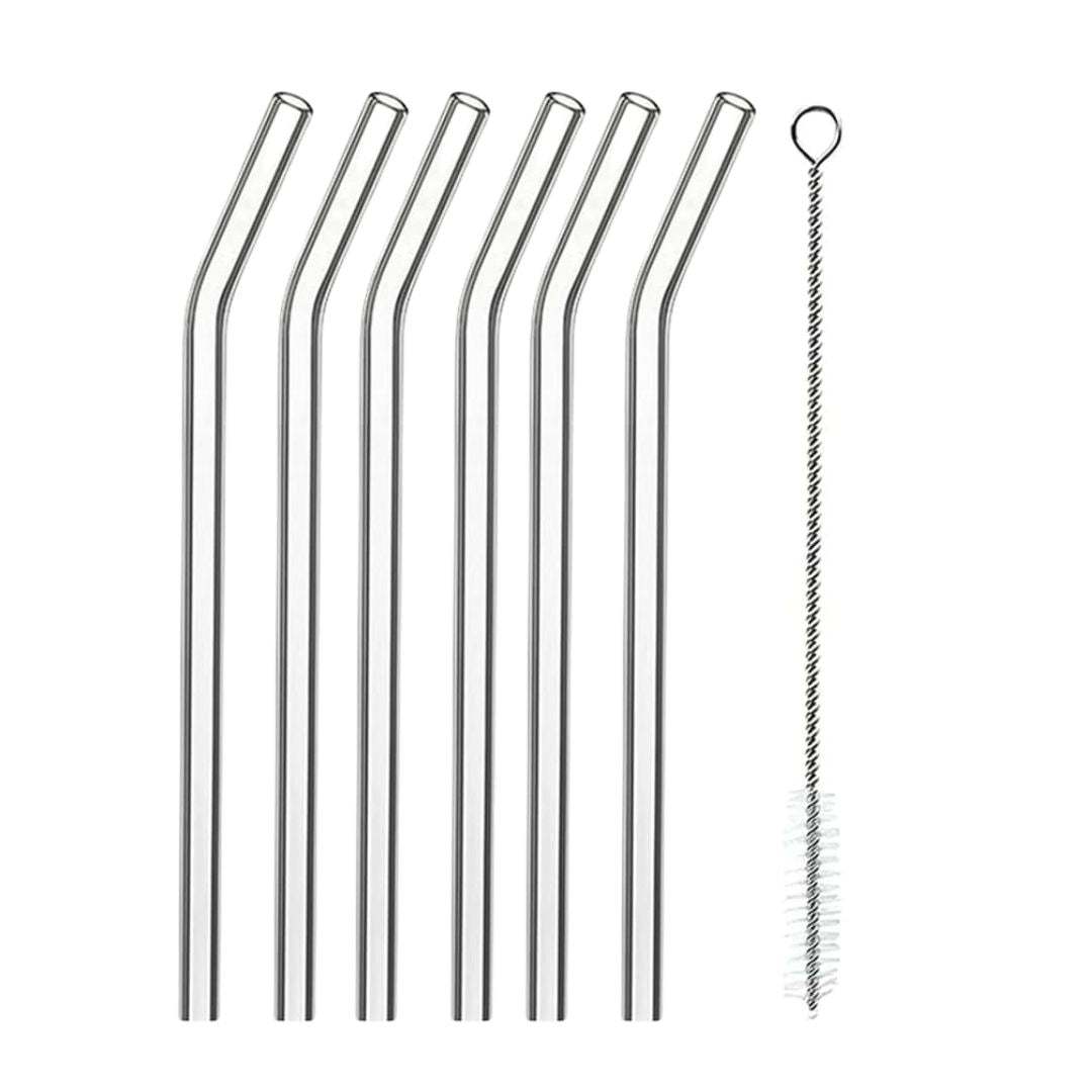 Pitillo Reutilizable Vidrio x 6 unidades