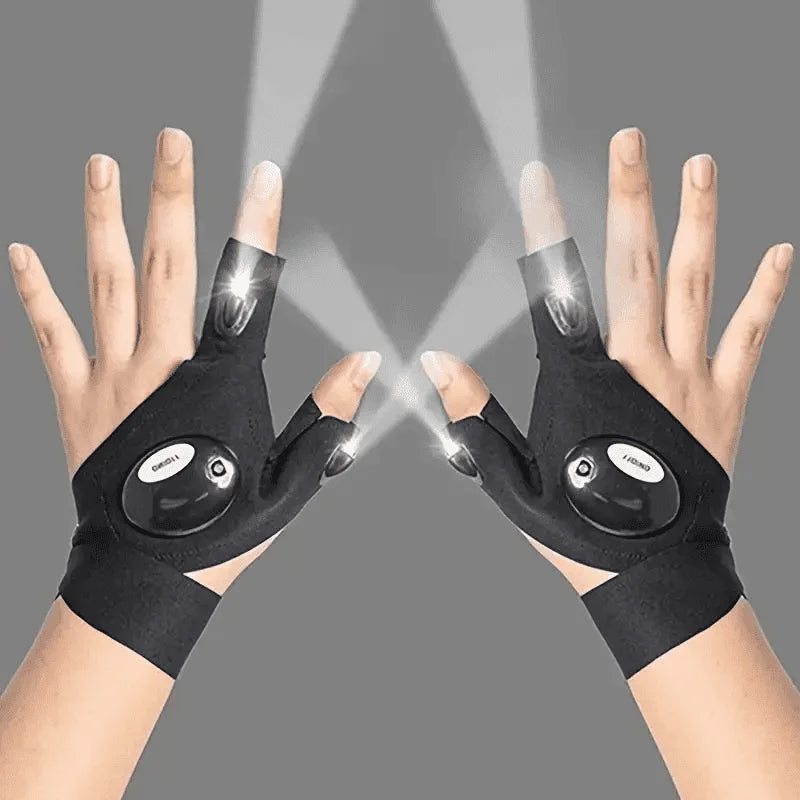 Guante Con Linterna Led Recargable