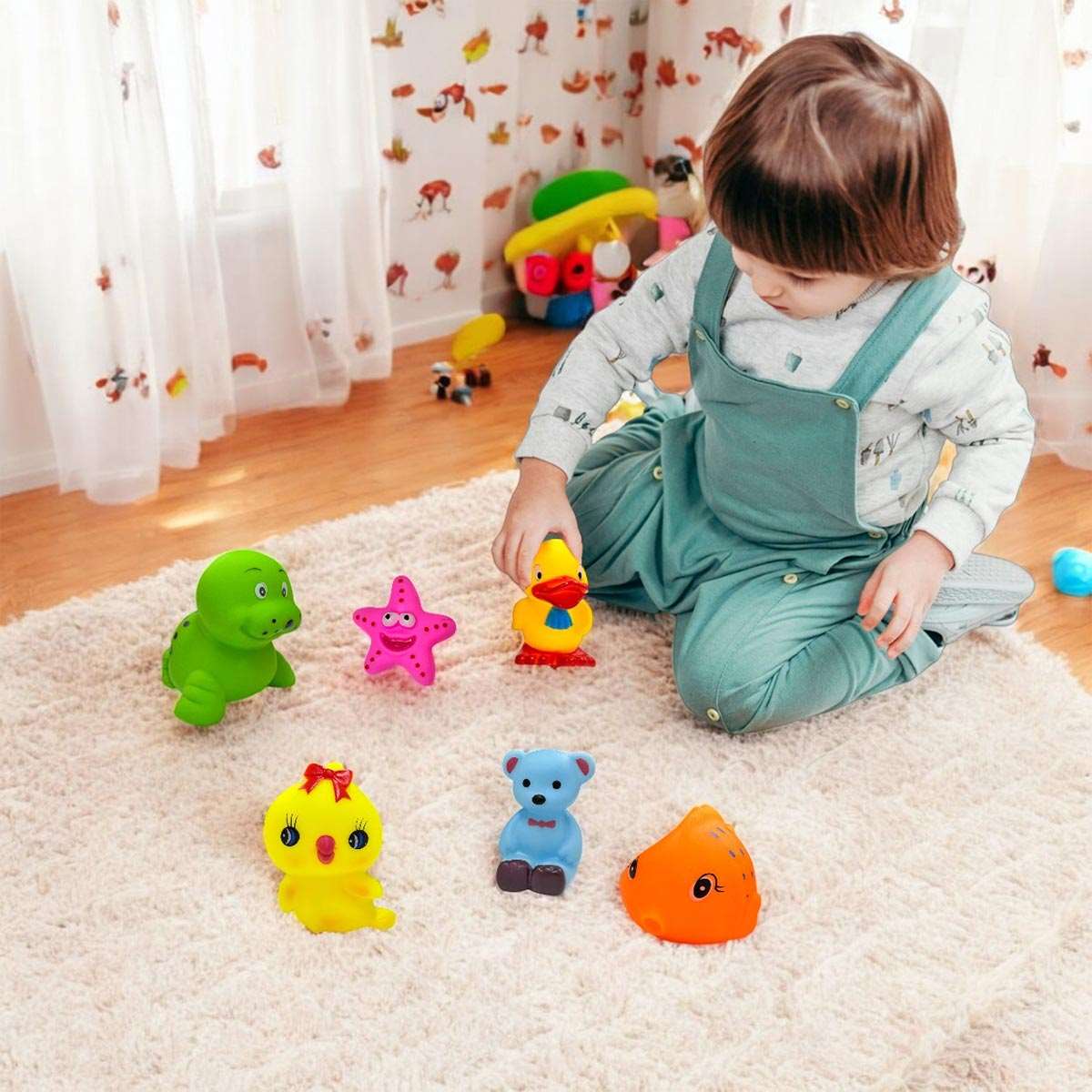 Juguetes Chillones x6 unidades para Bebés