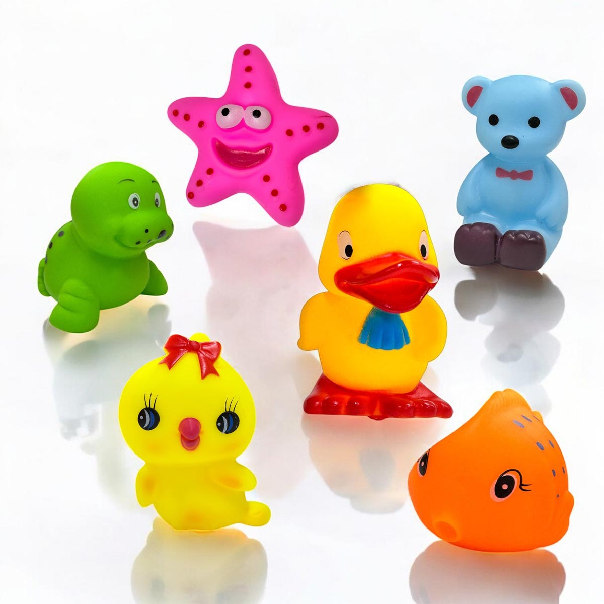 Juguetes Chillones x6 unidades para Bebés