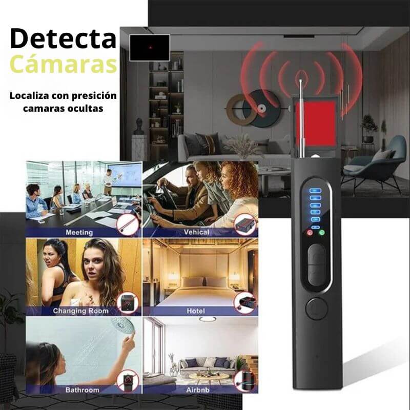 Detector de Cámaras y Micrófonos Espía