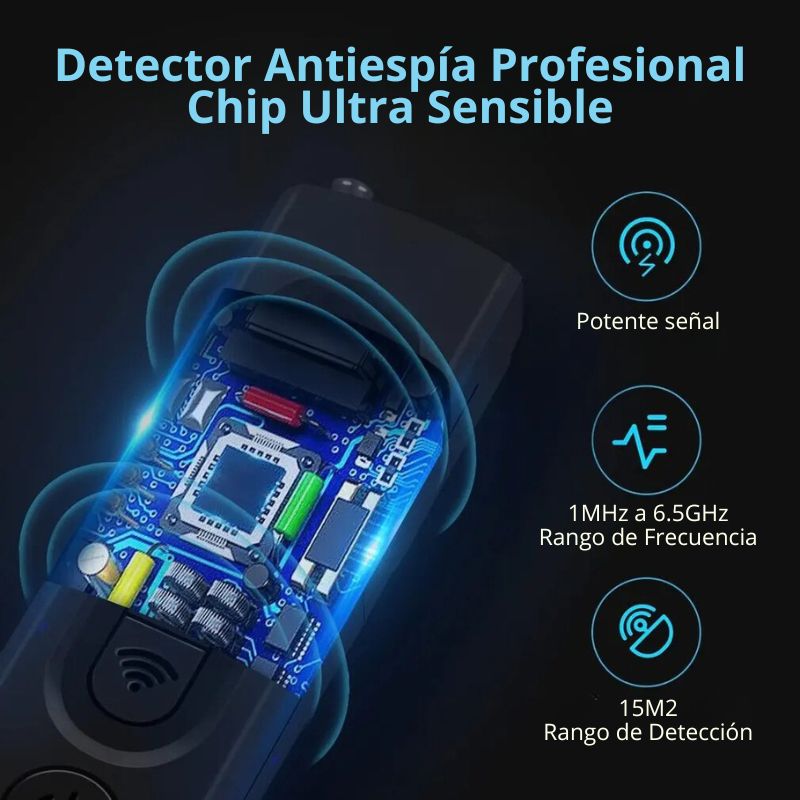 Detector de Cámaras y Micrófonos Espía
