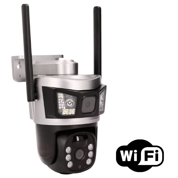Cámara Solar Doble Lente Wifi | Sim Card |12mpx | HD