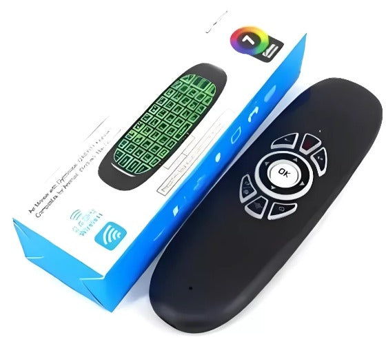 Control Smart Tv Teclado y Mouse Recargable