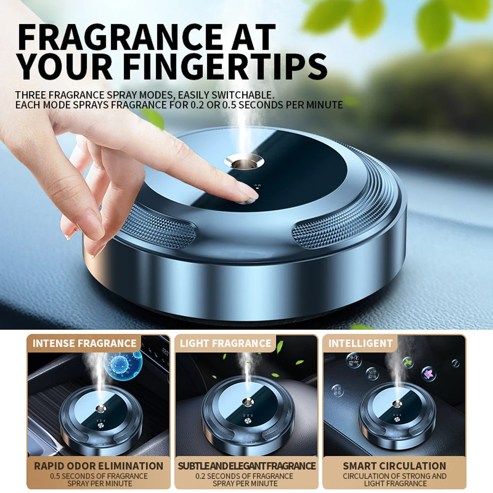 🟡 Ambientador de aire para coche, humidificador difusor de aromaterapia, fragancia, olor, accesorios de decoración Interior, estilo de coche con aroma hasta por 60 días