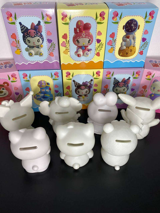 Alcancía Figura de Pintura Diamante ¡¡Combo x2!!