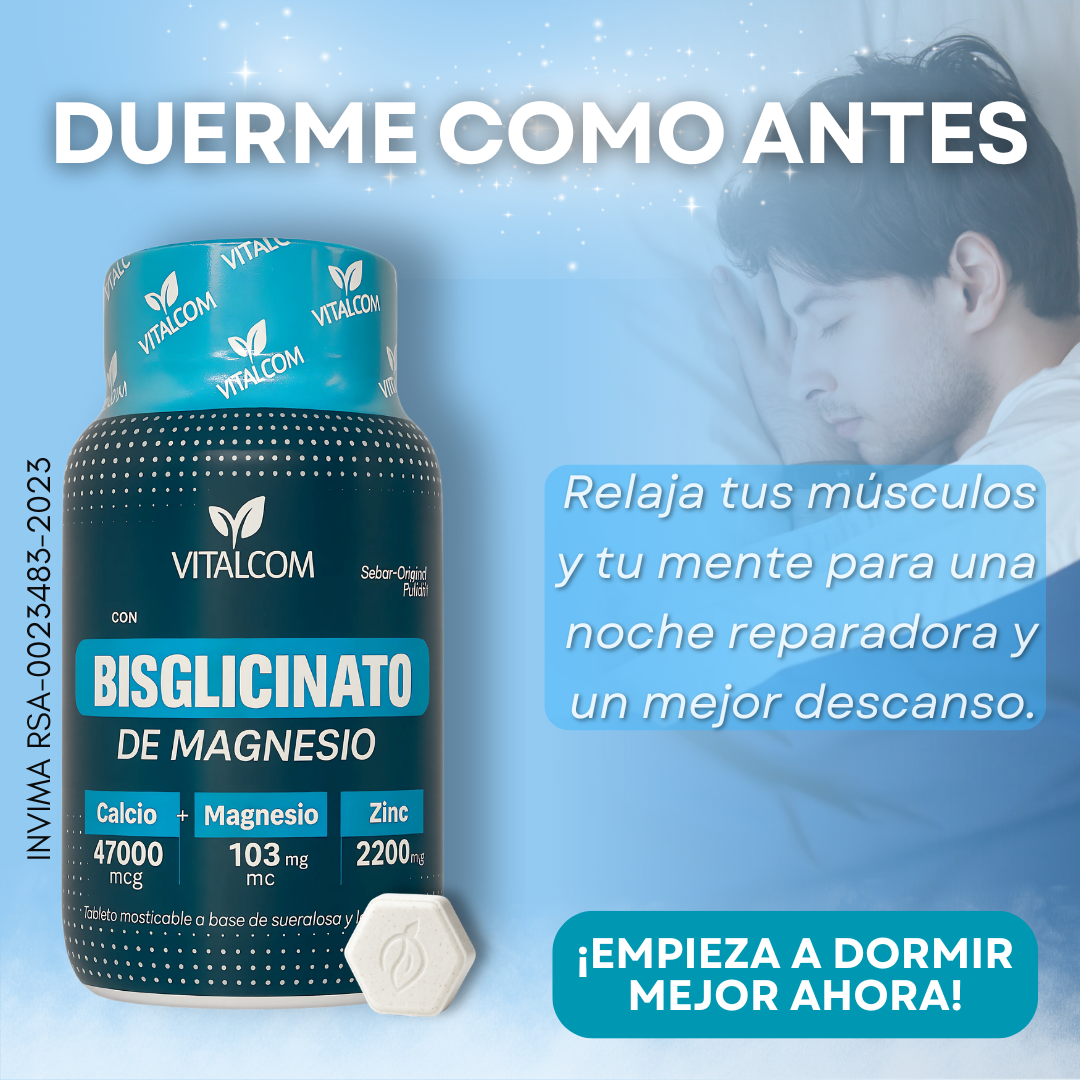 Bisglicinato De Magnesio Masticable
