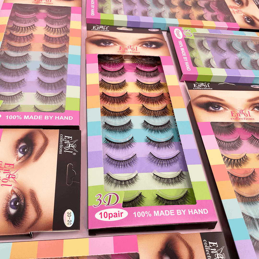 Blister de Pestanas X10 pares Lash 3D