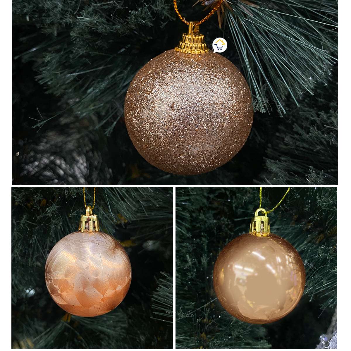 Bolas Navideñas x15 Esferas decorativas Árbol Navidad