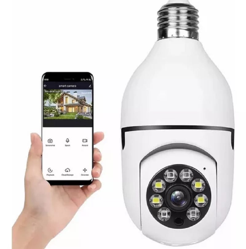 Cámara Bombillo de Seguridad 360º
