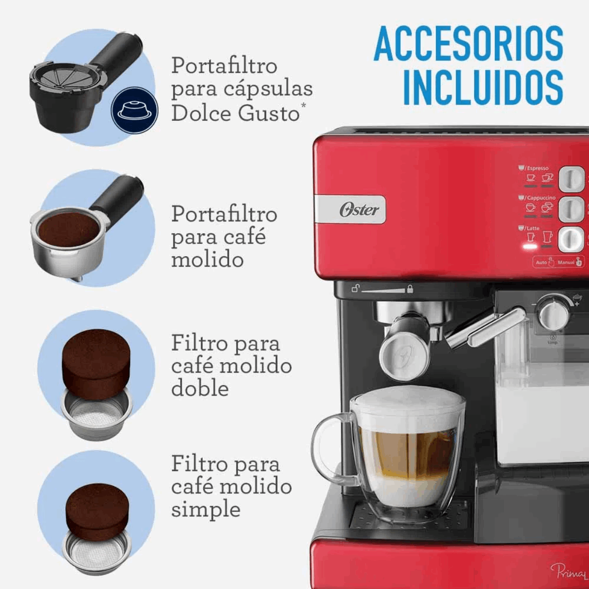 Cafetera automática de espresso Oster