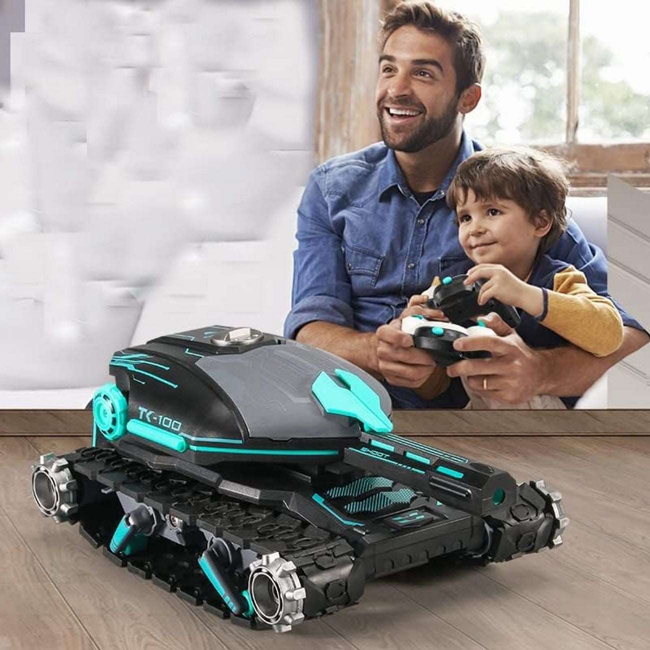 Carro Tanque Recargable a Control Remoto