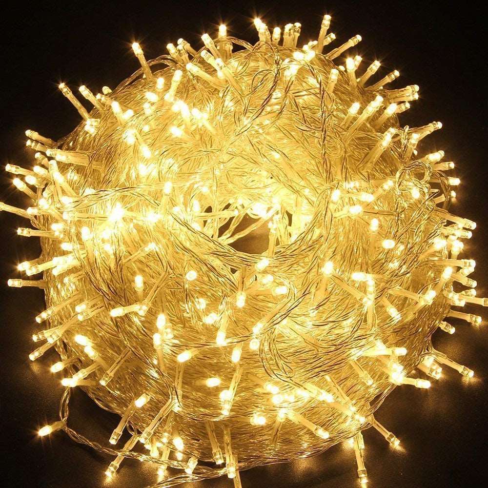 Cascada Luz Led Sube y Baja 6X2 Mts 600 Luces Cálido Navidad