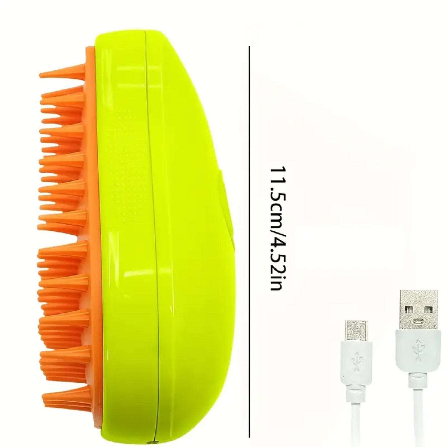 Cepillo De Vapor 3en1 Masajeador Para Mascotas Perros Gatos