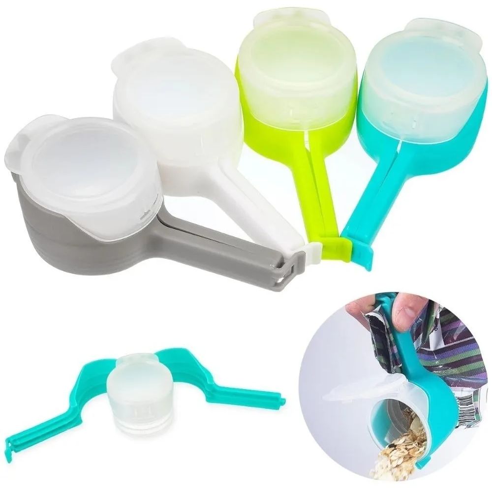 Clip Con Tapa Para Bolsa Almacenamiento De Alimentos