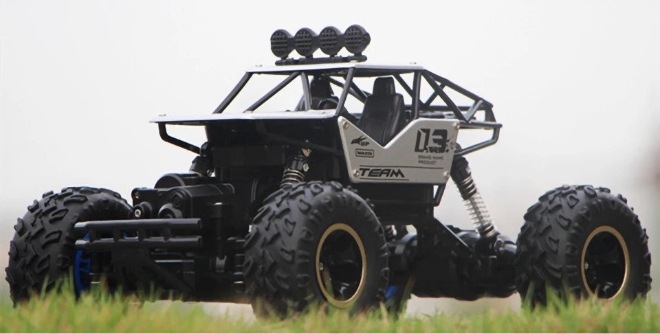 🟡 Coche teledirigido 4WD todoterreno 4x4, coches de Control remoto, Radio, Buggy, camión de carreras, deriva con luces Led, juguetes de regalo para niños y niñas