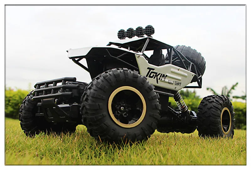 🟡 Coche teledirigido 4WD todoterreno 4x4, coches de Control remoto, Radio, Buggy, camión de carreras, deriva con luces Led, juguetes de regalo para niños y niñas