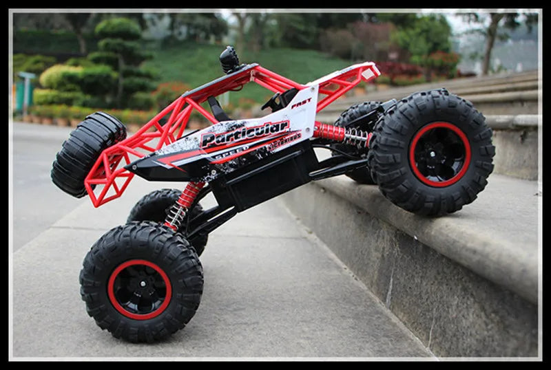 🟡 Coche teledirigido 4WD todoterreno 4x4, coches de Control remoto, Radio, Buggy, camión de carreras, deriva con luces Led, juguetes de regalo para niños y niñas