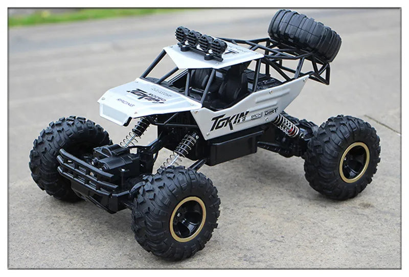 🟡 Coche teledirigido 4WD todoterreno 4x4, coches de Control remoto, Radio, Buggy, camión de carreras, deriva con luces Led, juguetes de regalo para niños y niñas