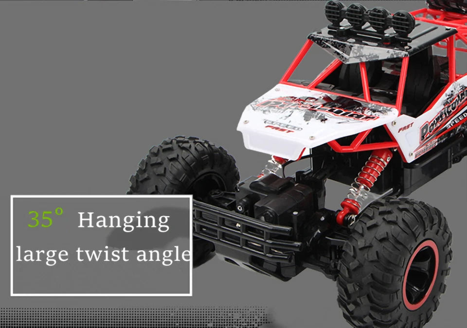 🟡 Coche teledirigido 4WD todoterreno 4x4, coches de Control remoto, Radio, Buggy, camión de carreras, deriva con luces Led, juguetes de regalo para niños y niñas