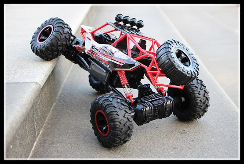 🟡 Coche teledirigido 4WD todoterreno 4x4, coches de Control remoto, Radio, Buggy, camión de carreras, deriva con luces Led, juguetes de regalo para niños y niñas