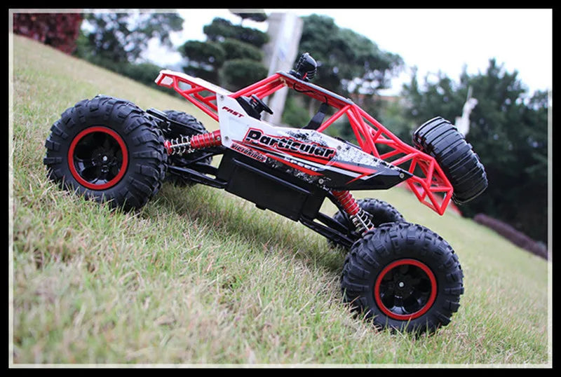 🟡 Coche teledirigido 4WD todoterreno 4x4, coches de Control remoto, Radio, Buggy, camión de carreras, deriva con luces Led, juguetes de regalo para niños y niñas