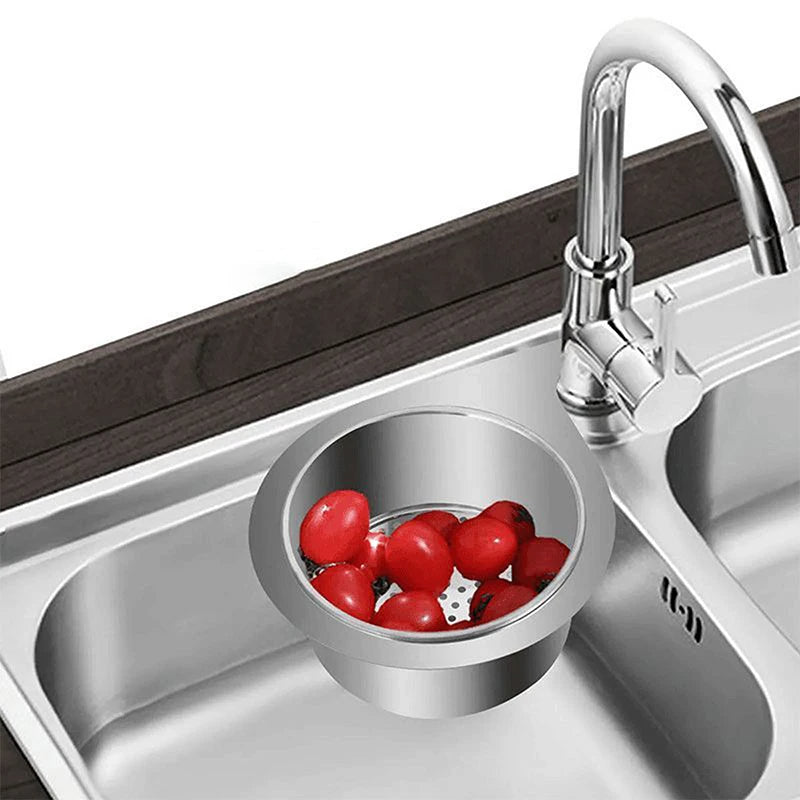 🟡 Colador de fregadero lavaplatos en forma de cisne en acero inoxidable, cesta filtrable, organizador multifuncional, cesta de lavado de verduras y frutas en la cocina