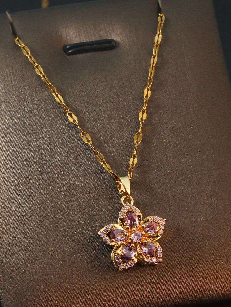 Collar Princesa Mulán Flor Caja Regalo ¡¡Lleva 2 con buen descuento!!