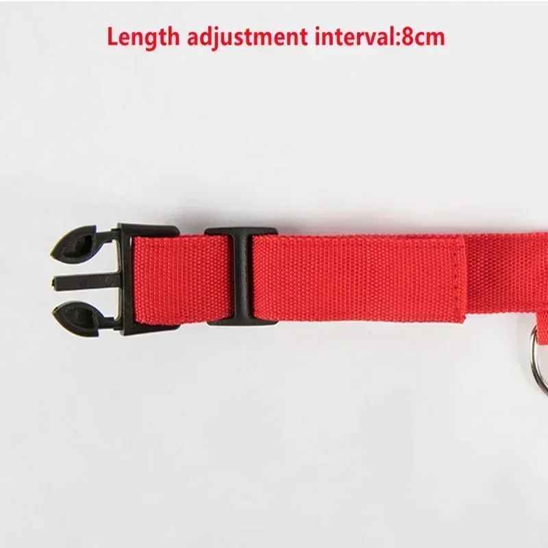🟡 Collar para perro de nailon LED de seguridad nocturna intermitente que brilla en la oscuridad correa para perro mascota accesorios fluorescentes luminosos para perros