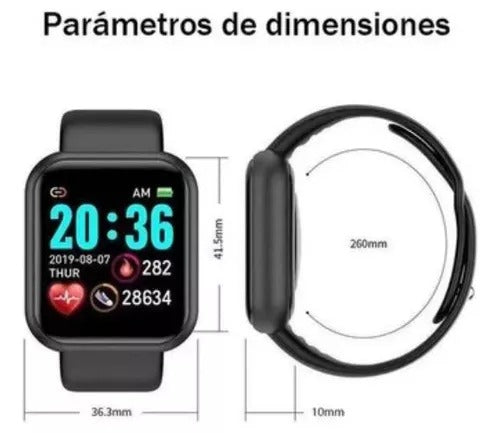 Combo 2 Reloj Y68 Smartwatch 2x$78 mil