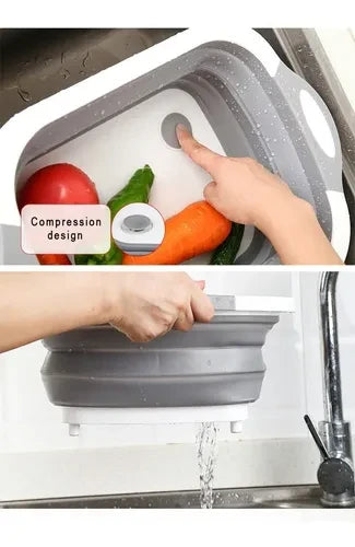 Combo Cocina Tabla 3 en 1 + Tijera Pica Todo Cocina