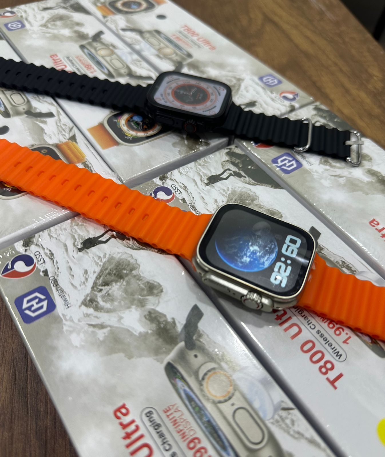 Combo Reloj Smart Watch Big 2.0 ultra T800 + audífonos I12 + Manillas Obsequio x77 mil