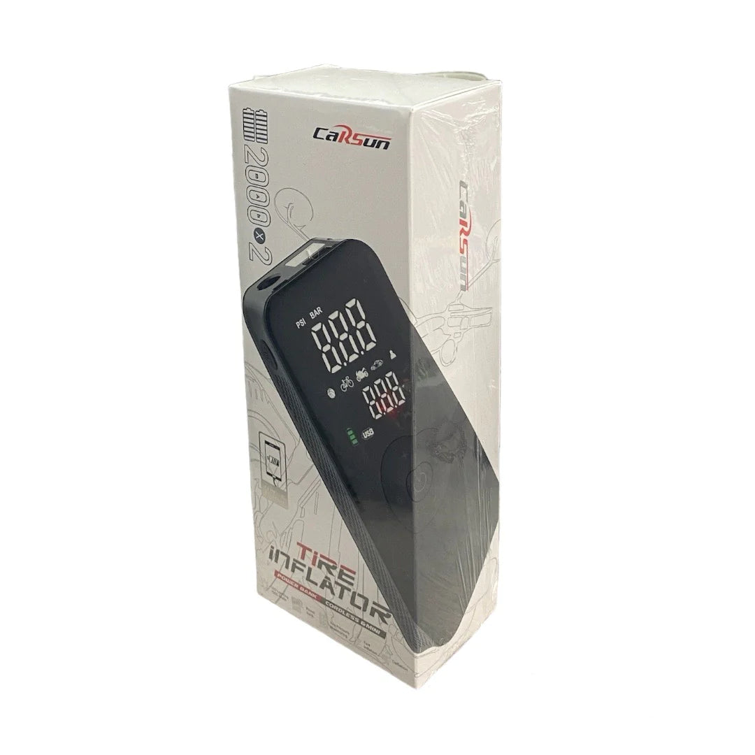 Compresor Portátil Recargable 150PSI Carsun C3106-V2.0