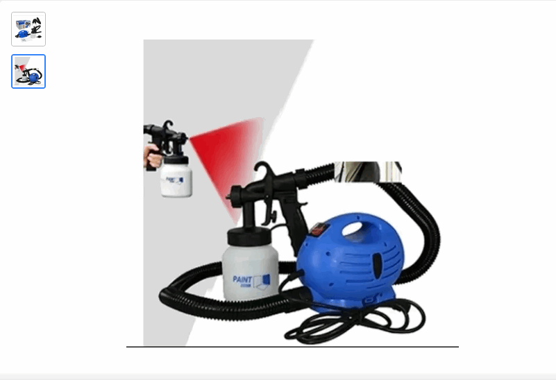 Compresor eléctrico Paint zoom