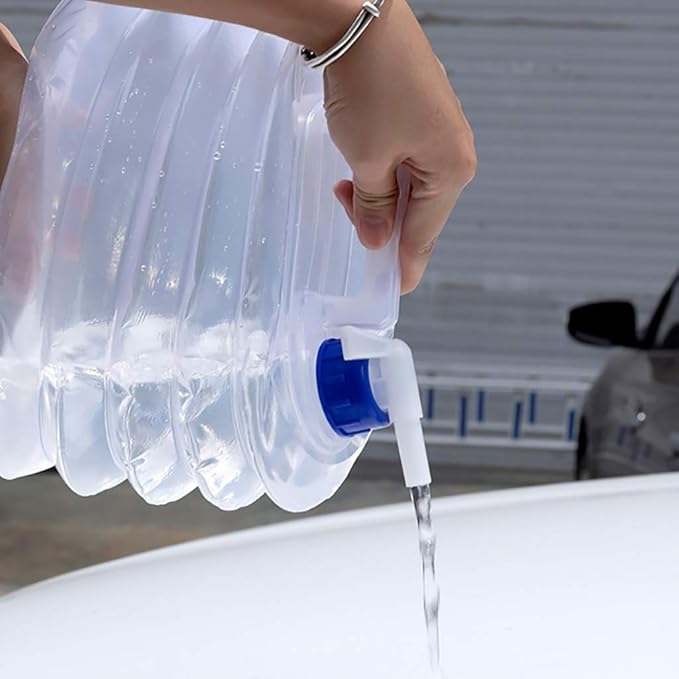Contenedor plegable agua otros líquidos camping 5 litros